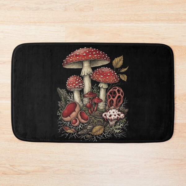 Item preview, Witchy Woodland Mushrooms Botanical Print designed and sold by Enyr.