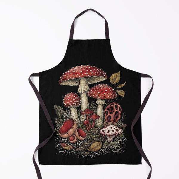 Item preview, Witchy Woodland Mushrooms Botanical Print designed and sold by Enyr.