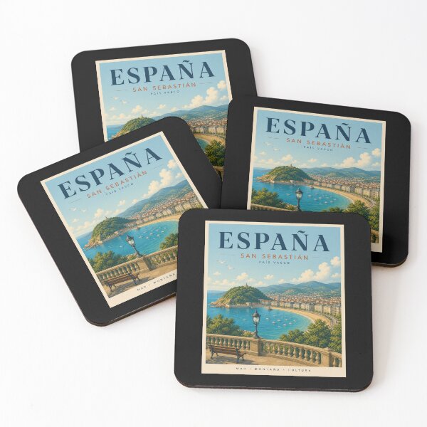 Item preview, San Sebastián País Vasco Spain - Travel Art Poster designed and sold by Tienda-Vane.