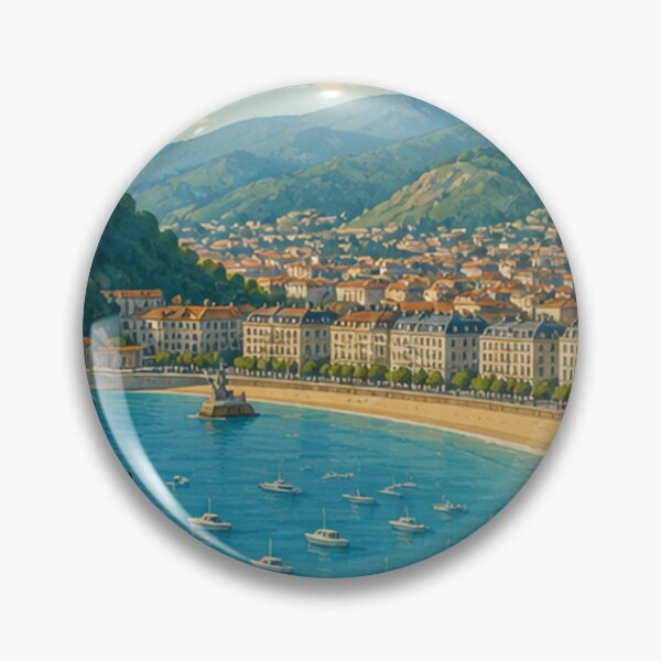 Item preview, San Sebastián País Vasco Spain - Travel Art Poster designed and sold by Tienda-Vane.