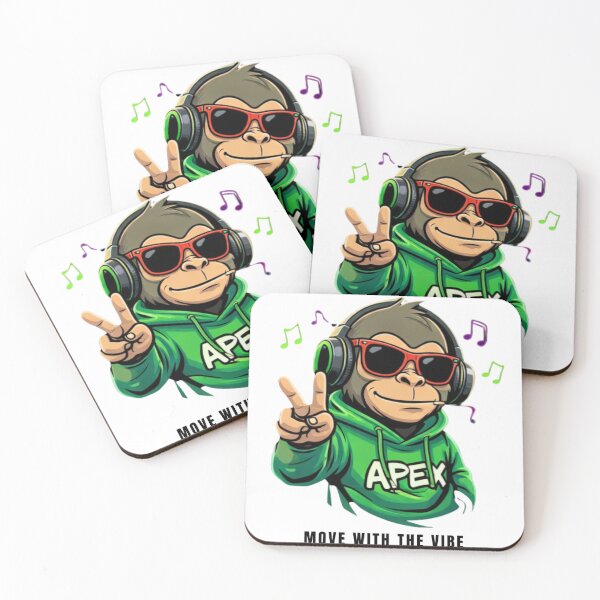 Item preview, Lofi Music Monkey - Move With The Vibe Streetwear Graphic designed and sold by ApexCollectives.