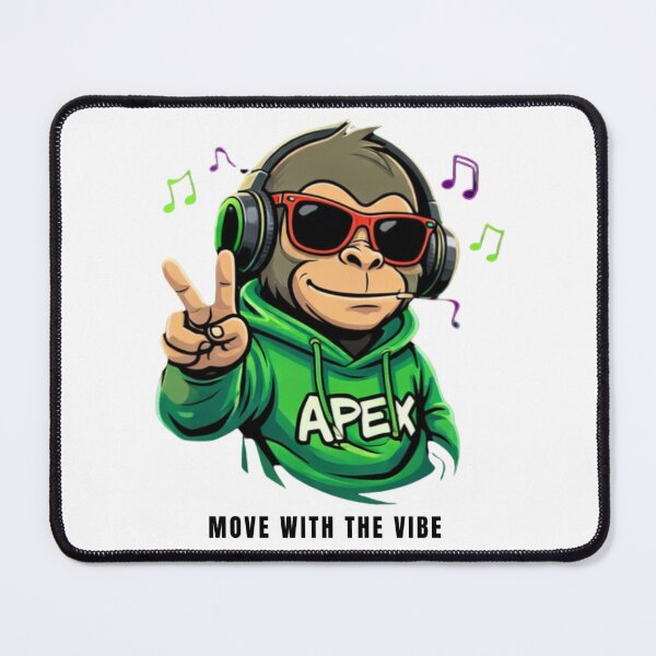 Item preview, Lofi Music Monkey - Move With The Vibe Streetwear Graphic designed and sold by ApexCollectives.