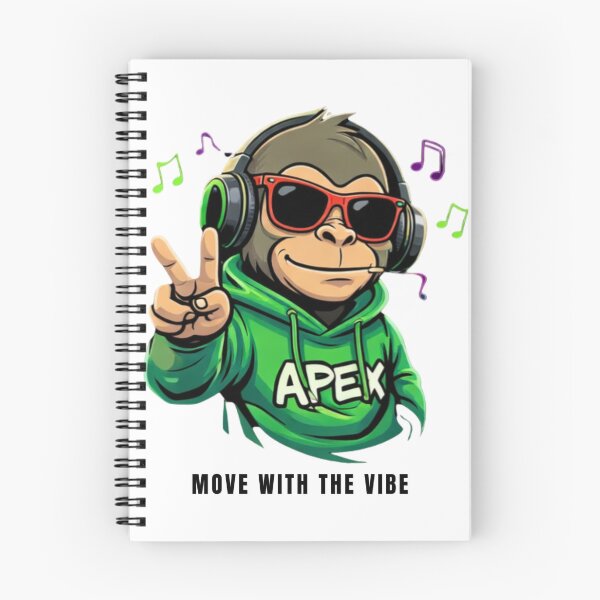 Item preview, Lofi Music Monkey - Move With The Vibe Streetwear Graphic designed and sold by ApexCollectives.