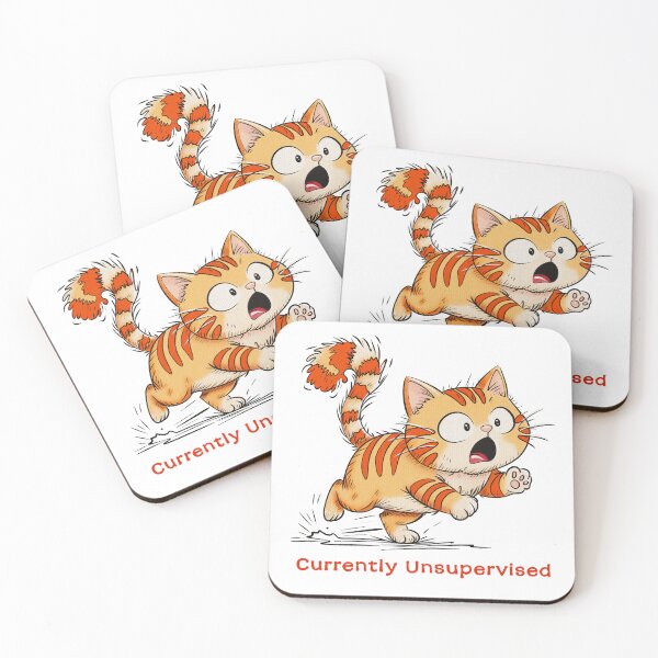 Item preview, Chaotic Ginger Cat Illustration designed and sold by SimoesArtistry.
