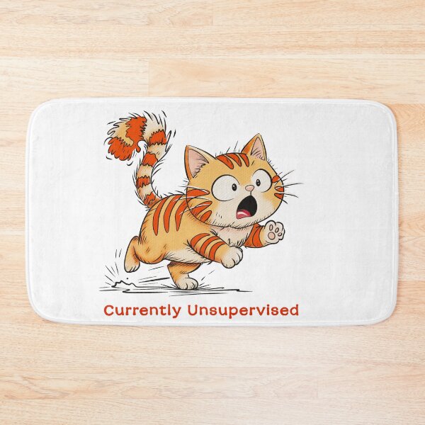 Item preview, Chaotic Ginger Cat Illustration designed and sold by SimoesArtistry.