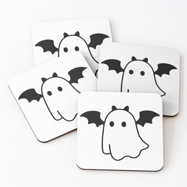 Item preview, Lumi the ghost dressed as a bat designed and sold by Design-by-Steph.