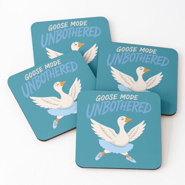 Item preview, Unbothered Goose Mode Funny Ballet Goose Meme designed and sold by RitaRuni1992.