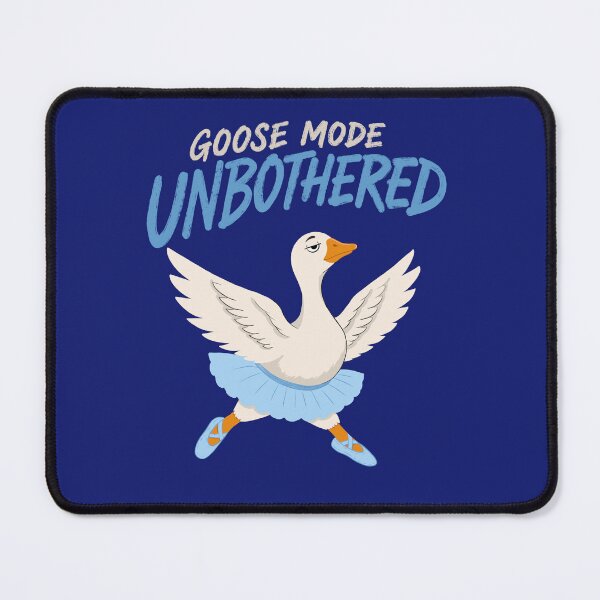 Item preview, Unbothered Goose Mode Funny Ballet Goose Meme designed and sold by RitaRuni1992.