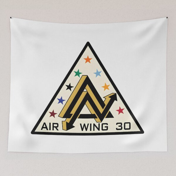 Item preview, Carrier Air Wing Thirty (CVW-30) "Reserve Force" Command Insignia designed and sold by CharlieDesings.