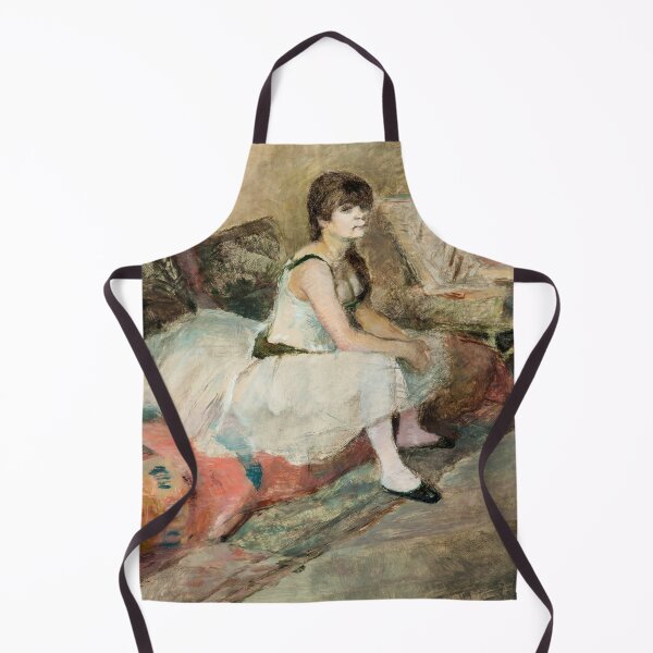 Item preview, Dancer Seated on a Pink Divan by Henri de Toulouse-Lautrec | Vintage Ballet Fine Art Poster Print designed and sold by artofuniverse.
