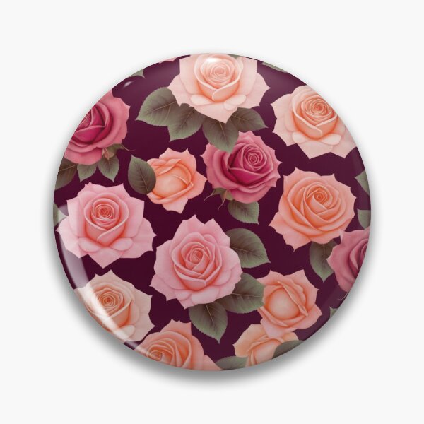 Item preview, Elegant Floral Pattern with Velvety Maroon Backdrop designed and sold by AmDecor.