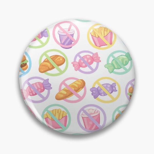 Item preview, Crossed Out Gluten Snacks Pattern – Pastel Croissants Doughnuts Baguettes Cute Food Allergy Design designed and sold by My Gluten Free Life UK.