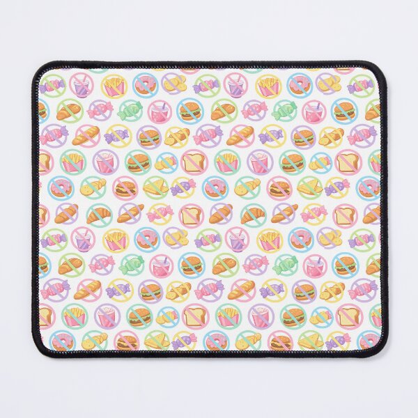 Item preview, Crossed Out Gluten Snacks Pattern – Pastel Croissants Doughnuts Baguettes Cute Food Allergy Design designed and sold by My Gluten Free Life UK.