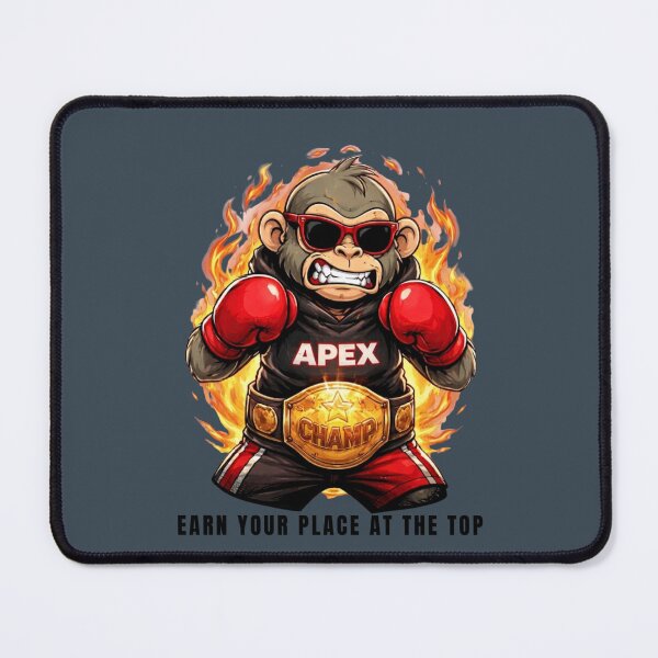 Item preview, Boxing Champion Monkey - Earn Your Place at the Top Streetwear designed and sold by ApexCollectives.