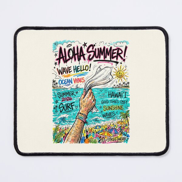 Item preview, Aloha Summer Hawaii Beso Beach Surf designed and sold by SplashTastic.