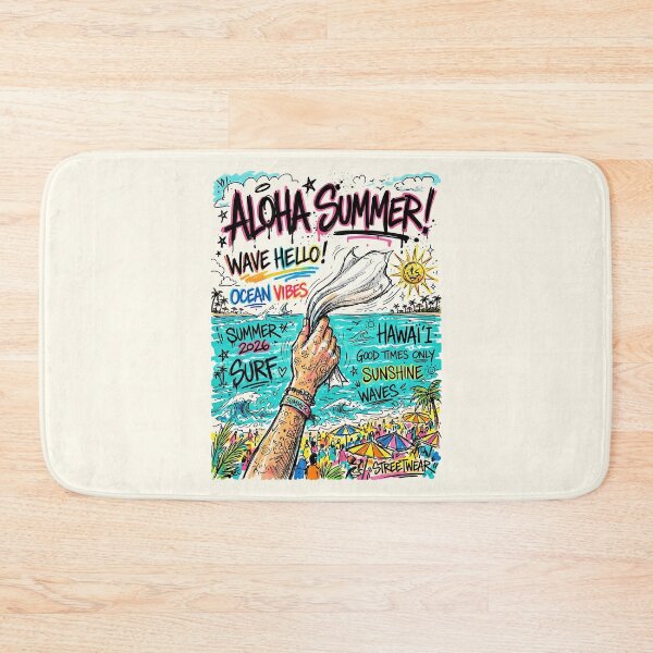 Item preview, Aloha Summer Hawaii Beso Beach Surf designed and sold by SplashTastic.