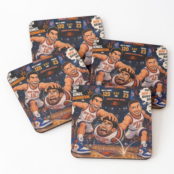 Item preview, Cartoon Basketball Showdown: Nev Schulman and Vinny Guadagnino vs. Hasan Piker designed and sold by Uniqueartai.