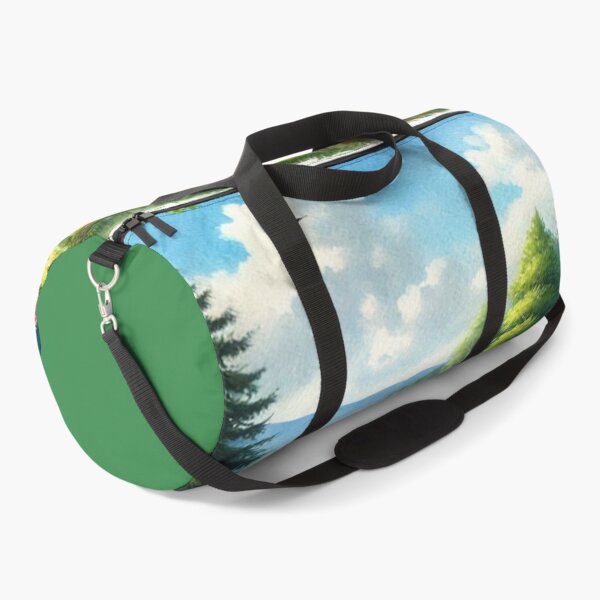 Item preview, Serene river landscape with vibrant flowers and tranquil forest harmony in picturesque nature designed and sold by FotoworldEdel.