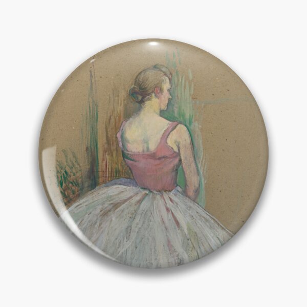 Item preview, Danseuse En Pied Vue De Dos by Henri de Toulouse-Lautrec | Vintage Ballet Art Poster Print designed and sold by artofuniverse.