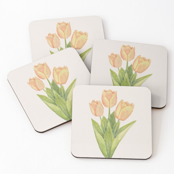 Item preview, Softly Into Spring – Tulip Watercolor designed and sold by MiniRadiance.