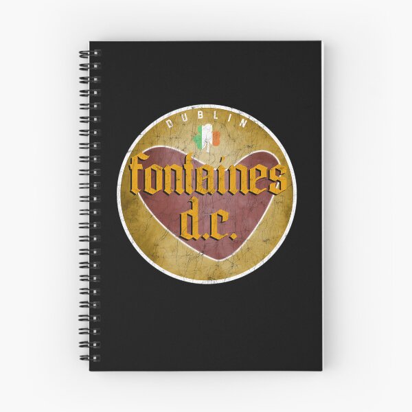 Aperçu de l'œuvre Design d'un groupe de rock irlandais à Dublin Fontaines DC créée et vendue par T-Force.