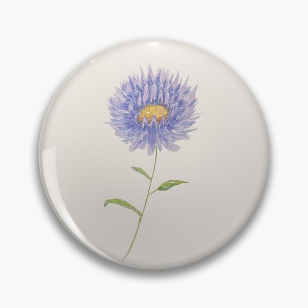 Item preview, Whisper of the Aster – Watercolor Flower designed and sold by MiniRadiance.