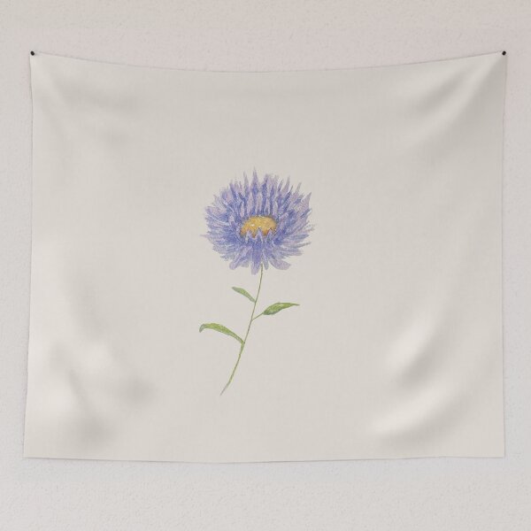 Item preview, Whisper of the Aster – Watercolor Flower designed and sold by MiniRadiance.