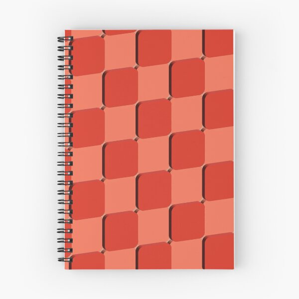 Item preview, Red grid wallpaper designed and sold by Dzaula.