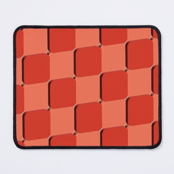 Item preview, Red grid wallpaper designed and sold by Dzaula.