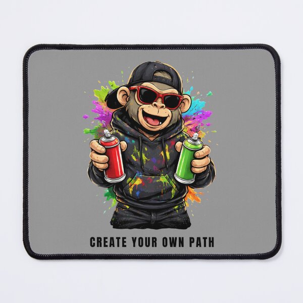 Item preview, Urban Graffiti Monkey - Create Your Own Path Streetwear designed and sold by ApexCollectives.