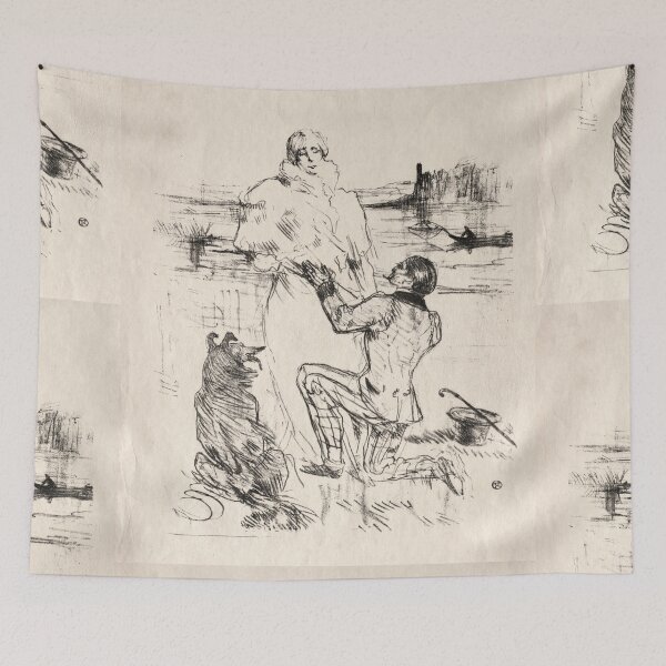 Item preview, Declaration by Henri de Toulouse-Lautrec | Vintage Post-Impressionist Poster Art Print designed and sold by artofuniverse.