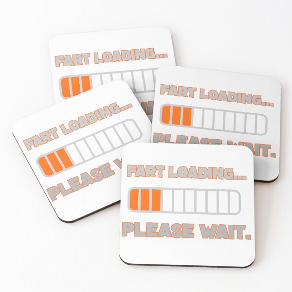 Item preview, Fart Loading Please Wait Funny Retro Tech Humorous Quote Design designed and sold by DesignArtist.ia.