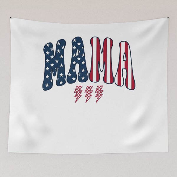 Item preview, Mama Dada Mini 4th of July American Family Matching For Mom designed and sold by clothesy7.
