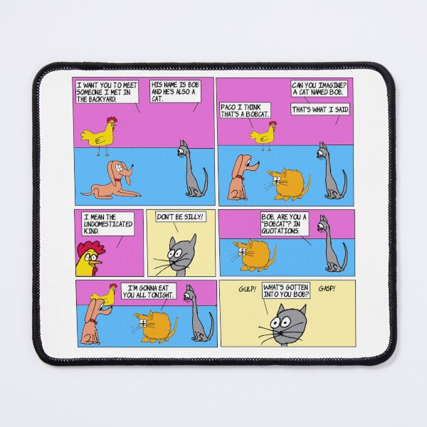 Item preview, Bobcat | Humor Wild Cat Backyard Webcomic | El Boxa designed and sold by ElBoxa.