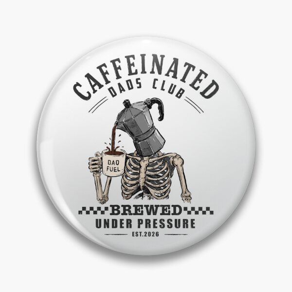 Item preview, Funny Coffee Dad Shirt Caffeinated Dads Club Graphic designed and sold by art-injoy.