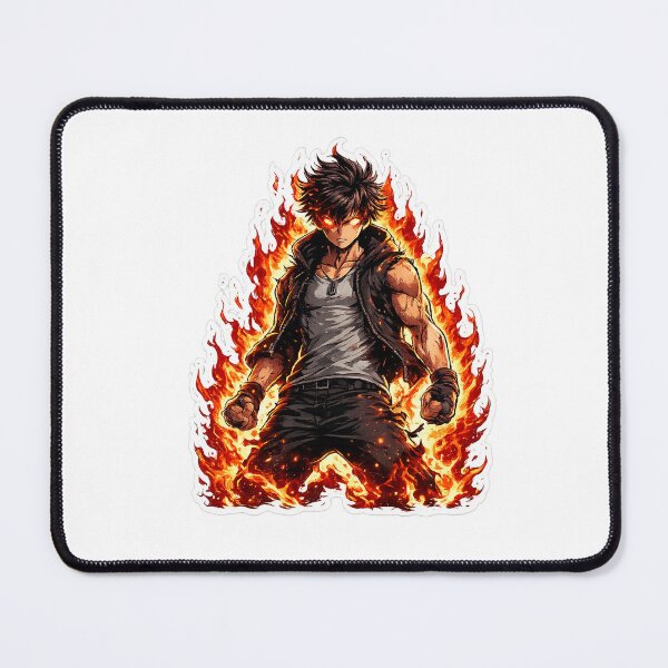 Item preview, Flame Aura Anime Hero designed and sold by Velmox.