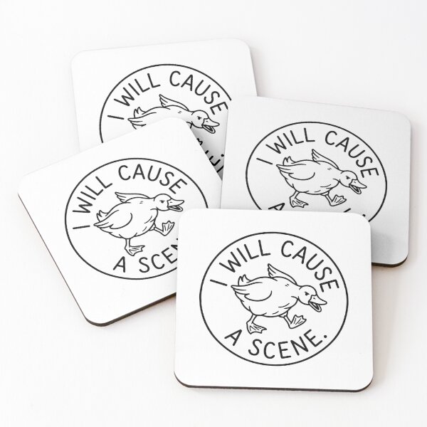 Item preview, I Will Cause A Scene Funny Silly Goose designed and sold by gunaone-design.