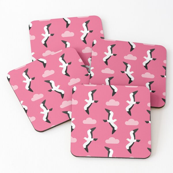 Item preview, Seagulls on pink designed and sold by reneesillus.