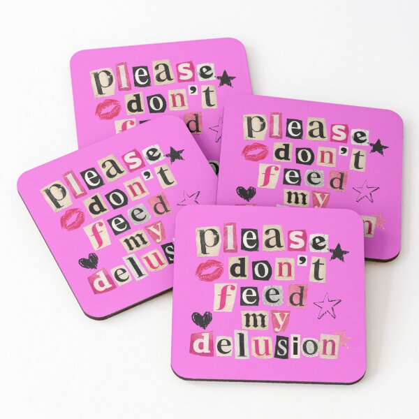 Item preview, Please Don’t Feed My Delusion – Funny Y2K Aesthetic Sarcastic Quote Graphic designed and sold by TheStephanieRome.