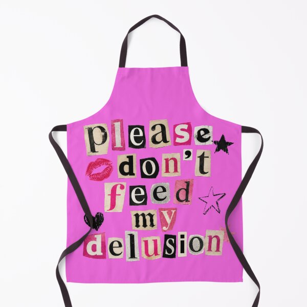 Item preview, Please Don’t Feed My Delusion – Funny Y2K Aesthetic Sarcastic Quote Graphic designed and sold by TheStephanieRome.
