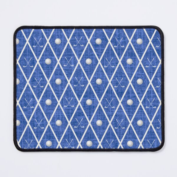 Item preview, Golf Balls & Clubs Argyle on Blue designed and sold by KSimpson838.