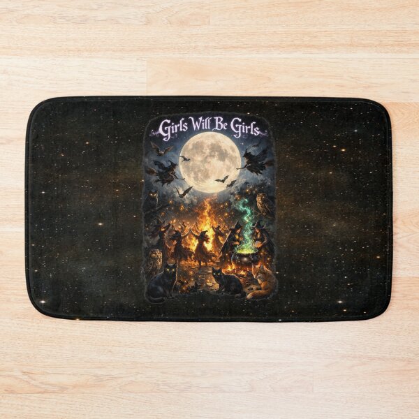Item preview, Girls Will Be Girls – Witches of the Fiery Moon designed and sold by MysticOzzy.