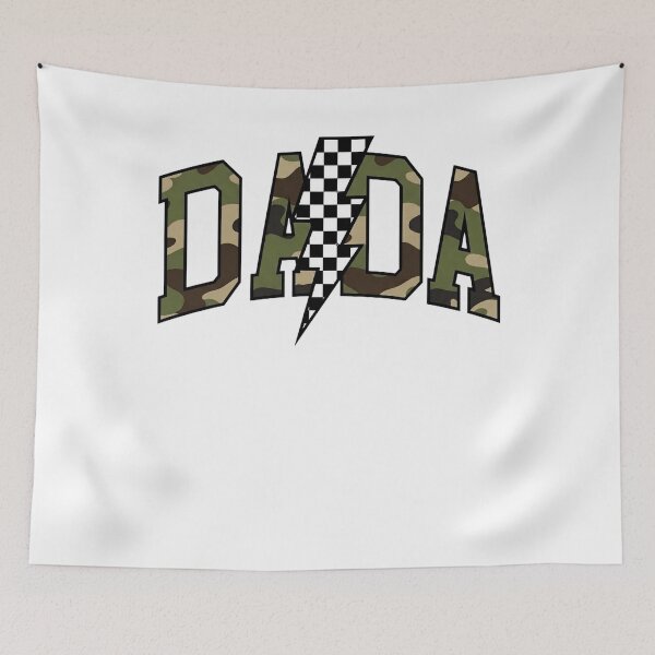 Item preview, Mama Dada Mini Camo and Checkered Family Matching For Dad designed and sold by clothesy7.