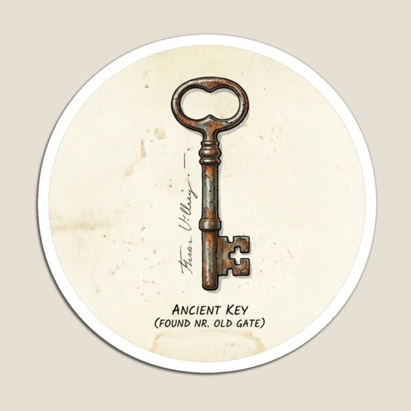 Item preview, Nature's Curiosities: Key to Forgotten Gates designed and sold by artblooming03.