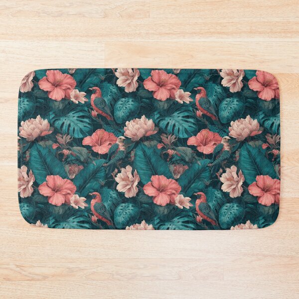 Item preview, Flourishing Tropical Floral Texture - Flower Floral Print  - Anniversary Gifts For Husband designed and sold by RoyalStarsPatts.