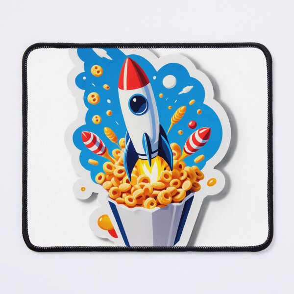 Item preview, Rocket with cereal bowl designed and sold by angelicamstore.