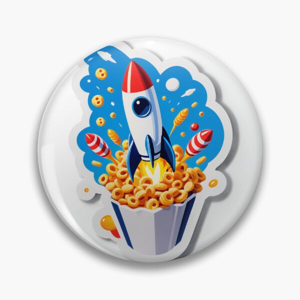 Item preview, Rocket with cereal bowl designed and sold by angelicamstore.