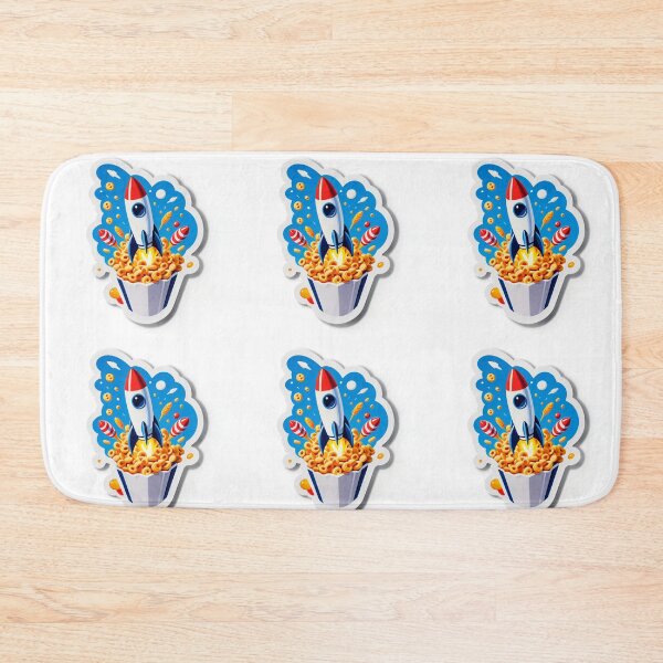 Item preview, Rocket with cereal bowl designed and sold by angelicamstore.