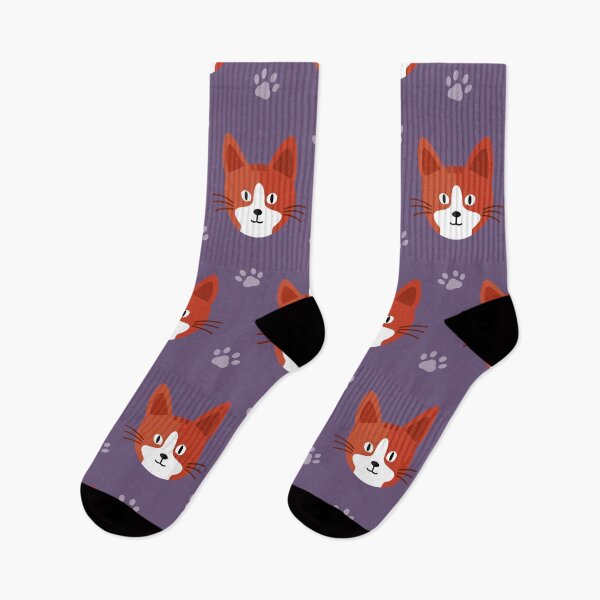 Item preview, Cat heads on purple designed and sold by reneesillus.