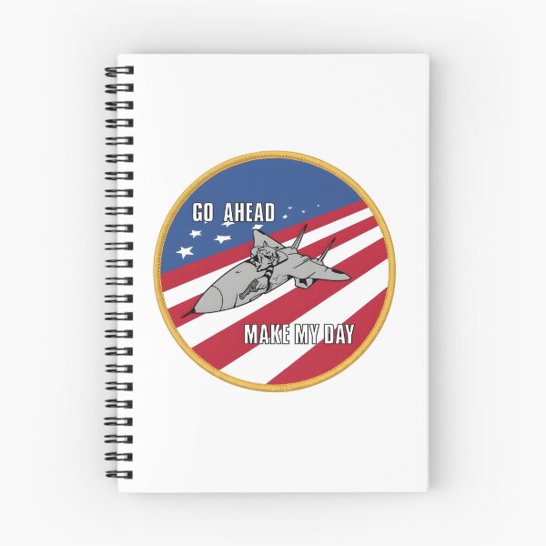 Item preview, F-14 Tomcat "Go Ahead Make My Day" Aggressor Commemorative Patch designed and sold by CharlieDesings.